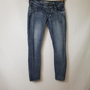 Express semi distressed jeans